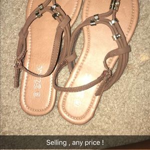 Brown sandals
